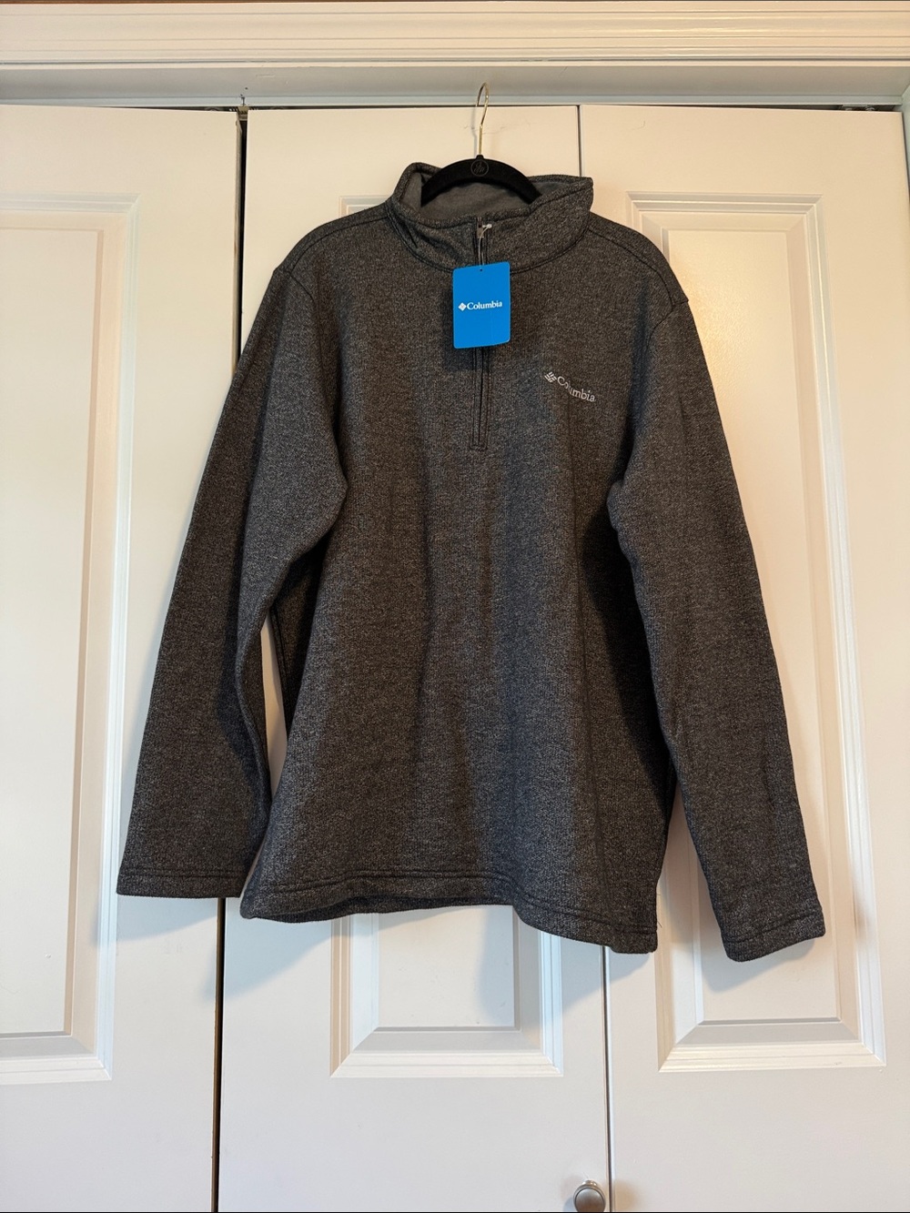 Columbia Dark Gray Quarter-Zip Fleece Pullover